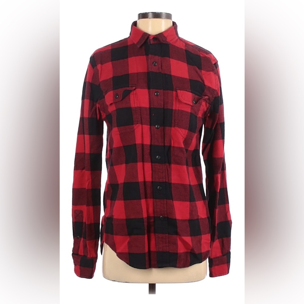 Western Flannel Plaid Cozy Cabin Soft Button Up